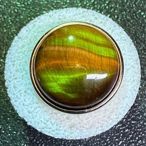 NUGZ USA 20mm Faux Tiger Eye Stone #2